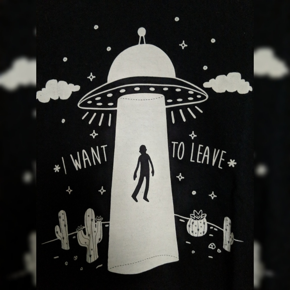 Black UFO Dany Brito T-Shirt